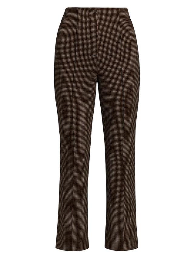 Womens Kean Houndstooth Flare Pants Product Image