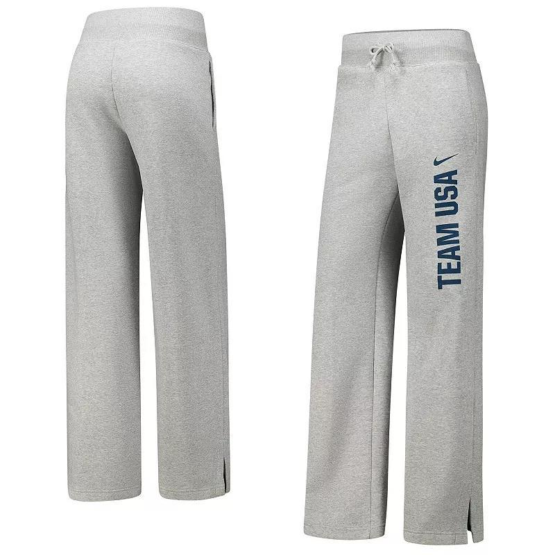 Womens Nike Gray Team USA Phoenix Casual Fleece Pants Product Image