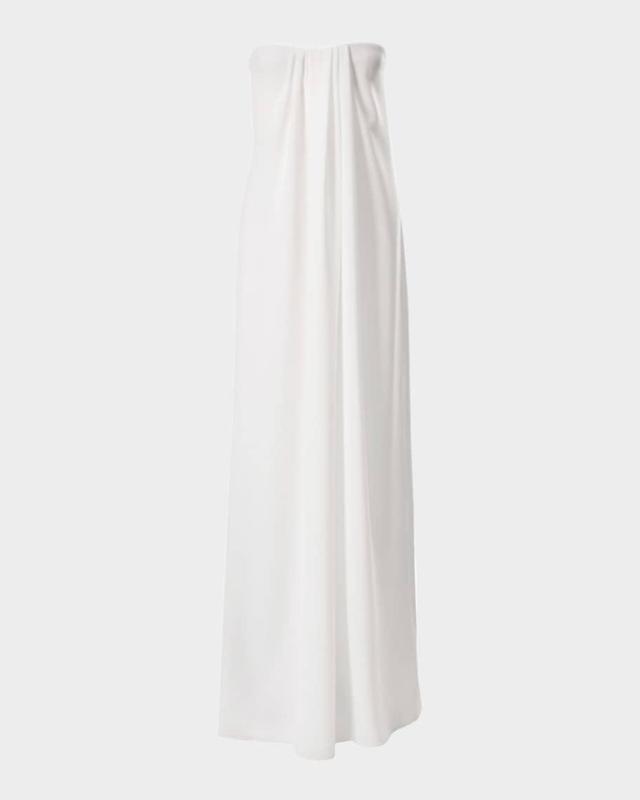 Draped-Front Strapless Gown Product Image