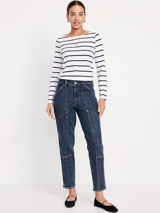 High-Waisted OG Straight Utility Jeans Product Image