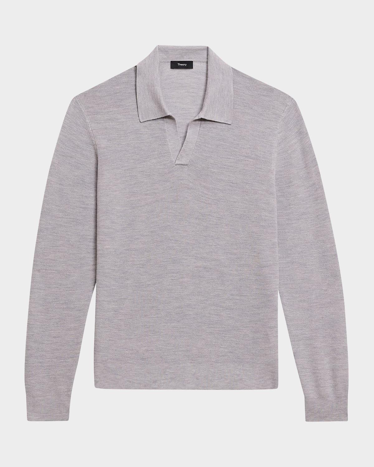 Mens Regal Merino Johnny Collar Sweater Product Image