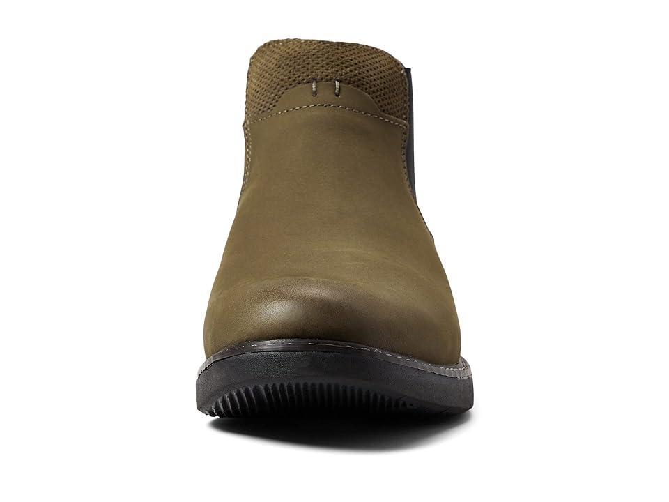 Nunn Bush Bayridge Plain Toe Chelsea Boot (Moss) Men's Shoes Product Image