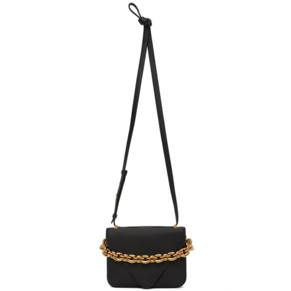 BOTTEGA VENETA Mount Small Envelope Shoulder Bag In Black Product Image