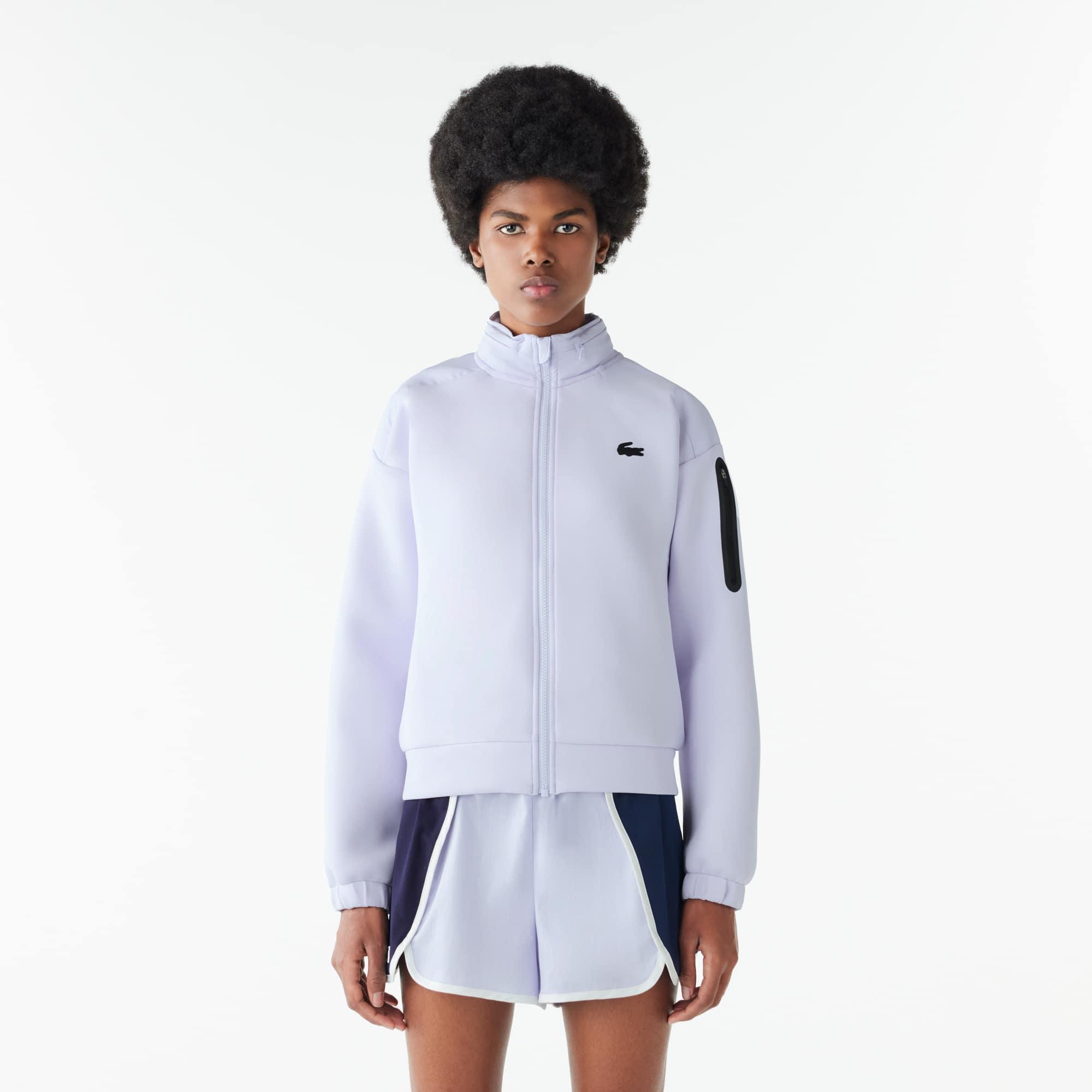 Women's Lacoste SPORT Loose Fit Zip Sweatshirt Product Image