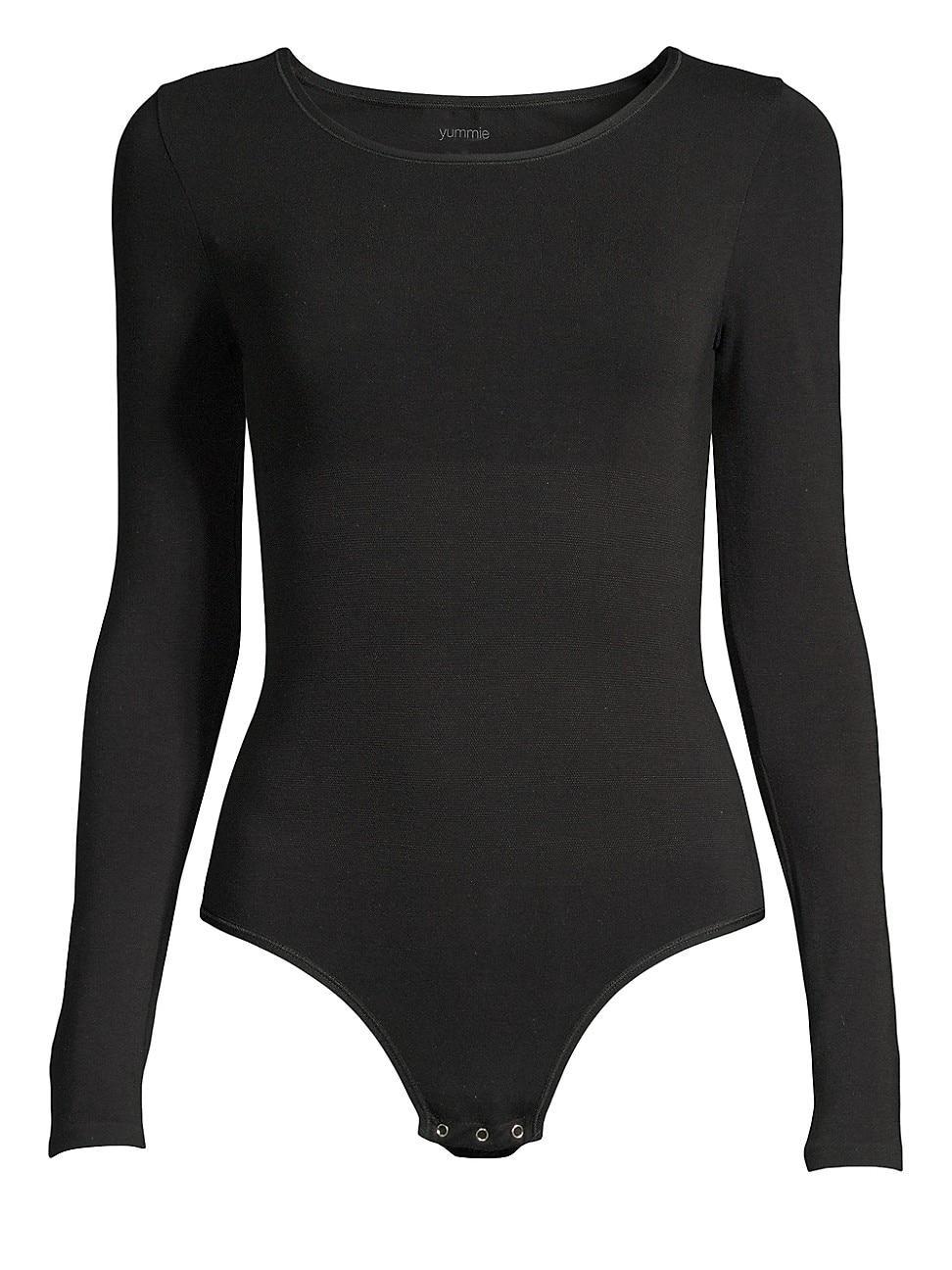 Womens Long-Sleeve Shaping Bodysuit Product Image