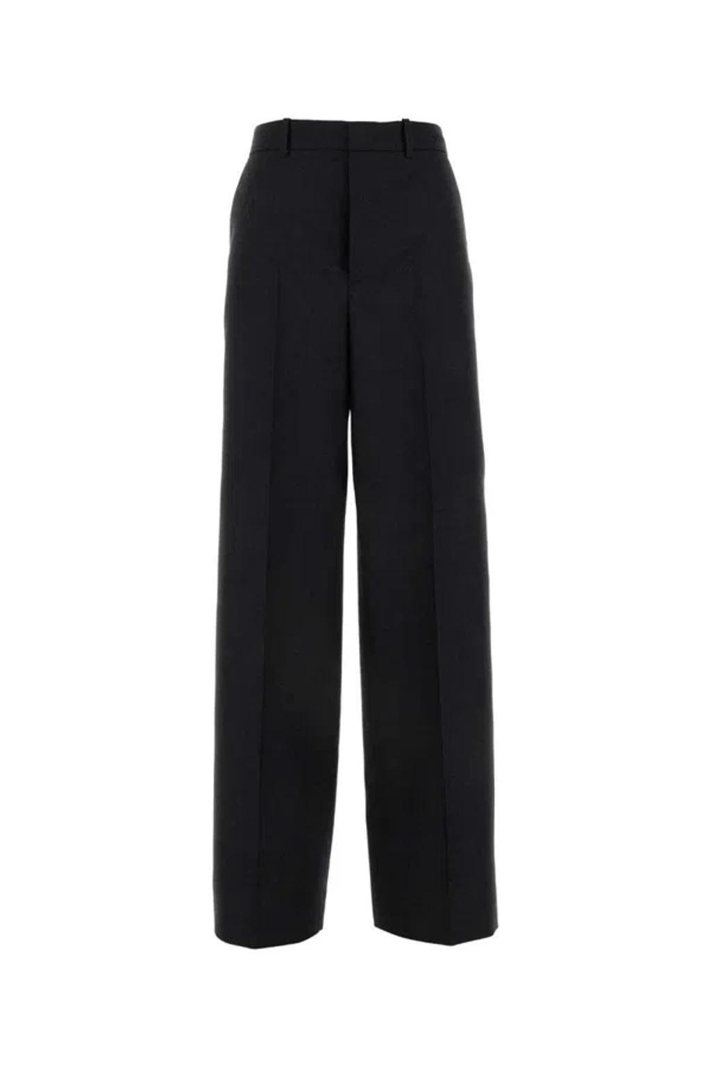 DOLCE & GABBANA Elegant Women's Wool Blend Pants In Black product image