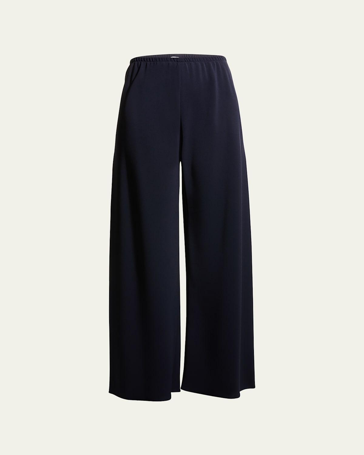 Womens Gala Crepe Wide-Leg Pants Product Image