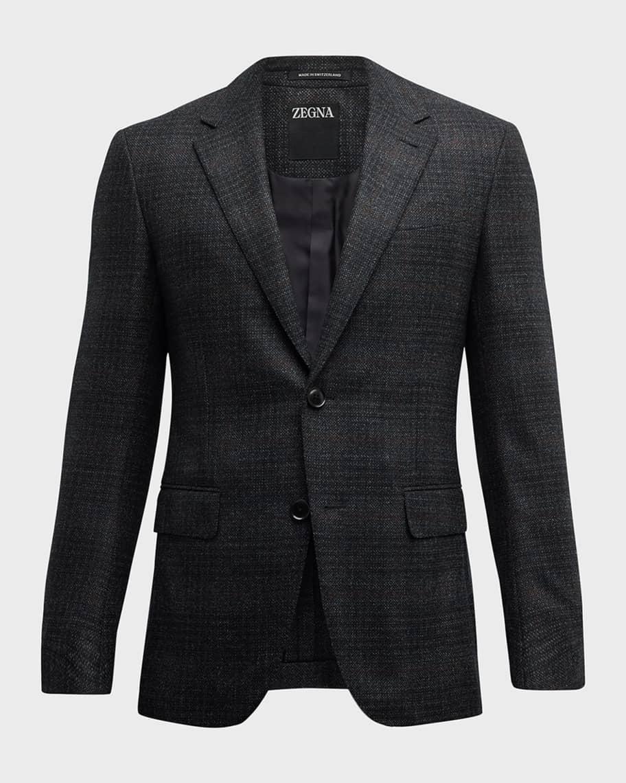 Men's Wool Windowpane Sport Coat Product Image