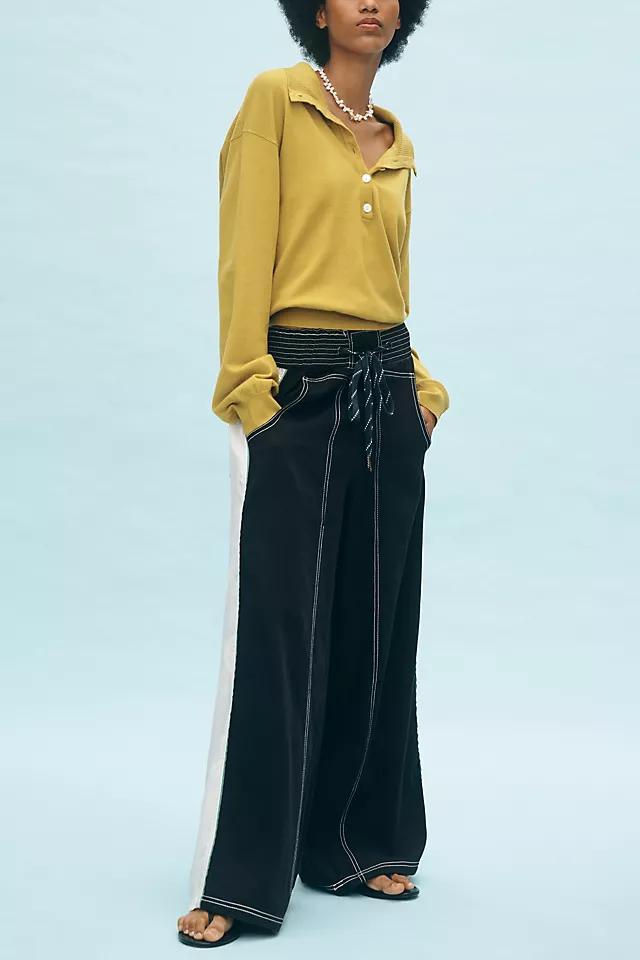 Pilcro Reworked Wide-Leg Sport Pants Product Image