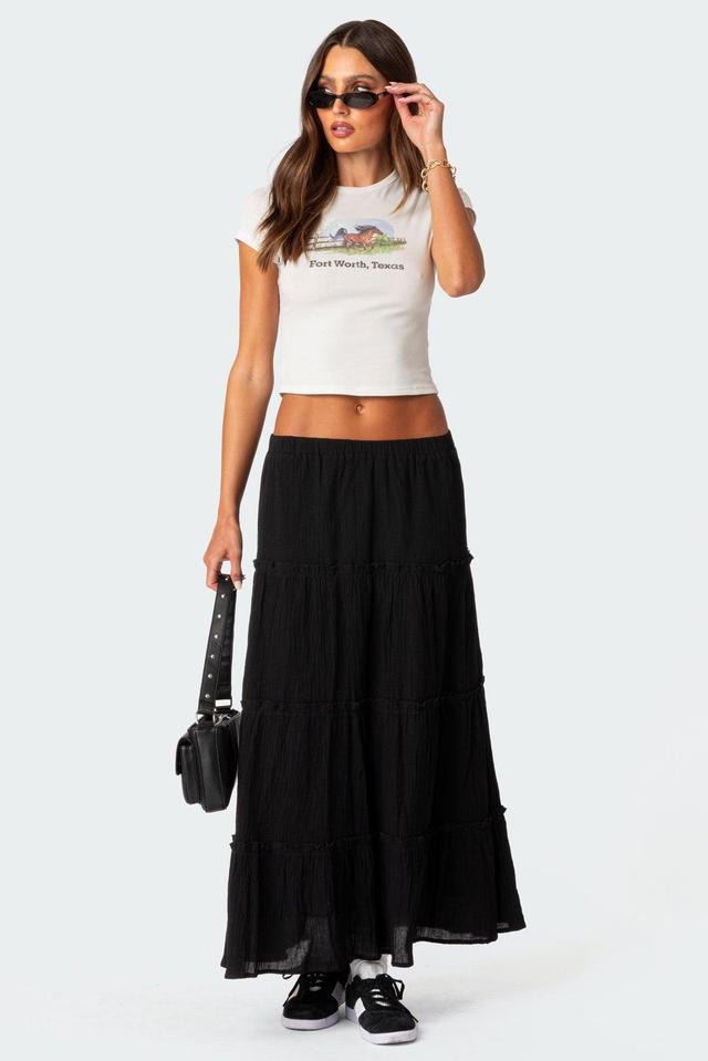 Charlotte Tiered Maxi Skirt Product Image