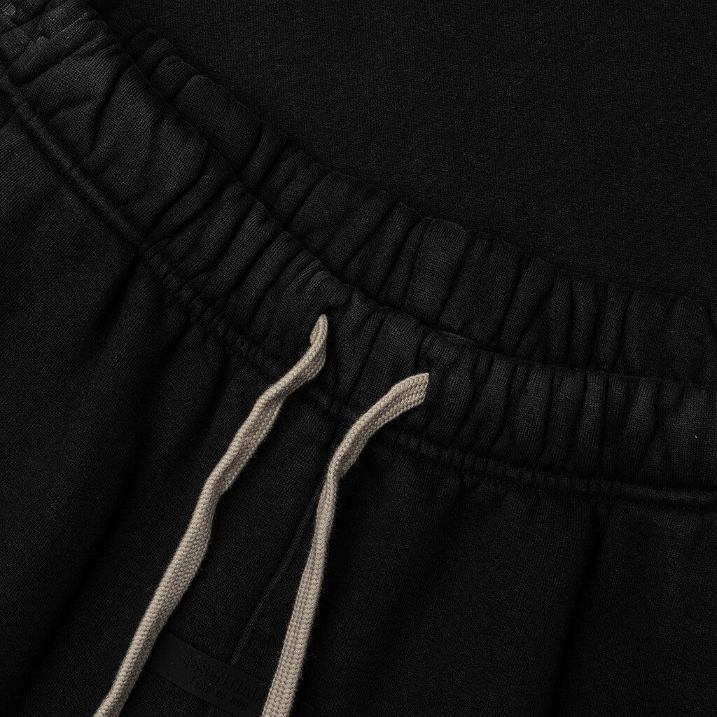 Heavy Fleece Relaxed Sweatpant - Black Male Product Image