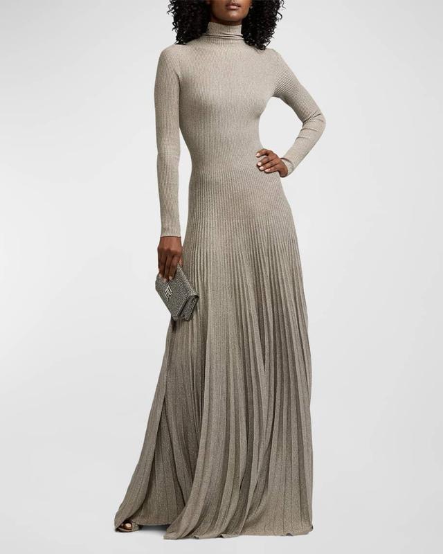 Turtleneck Sweater Evening Dress Product Image