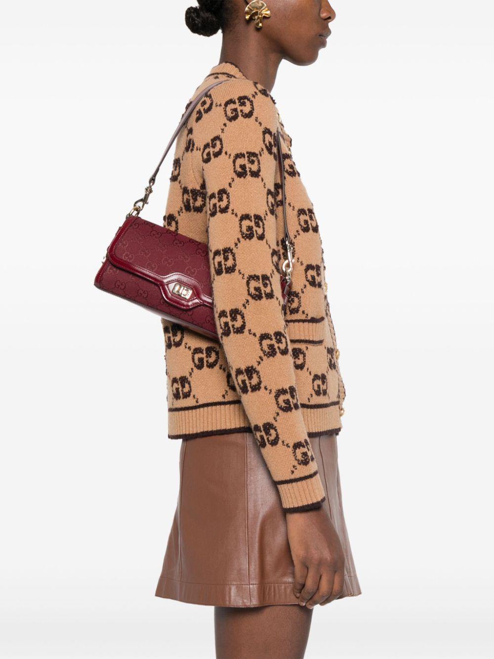 GUCCI Small Luce Shoulder Bag In Red Product Image