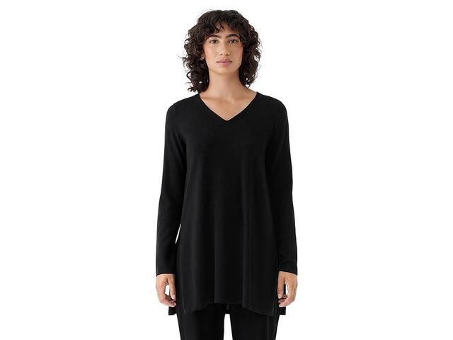 Eileen Fisher V-Neck Tunic Women's Sweater Product Image