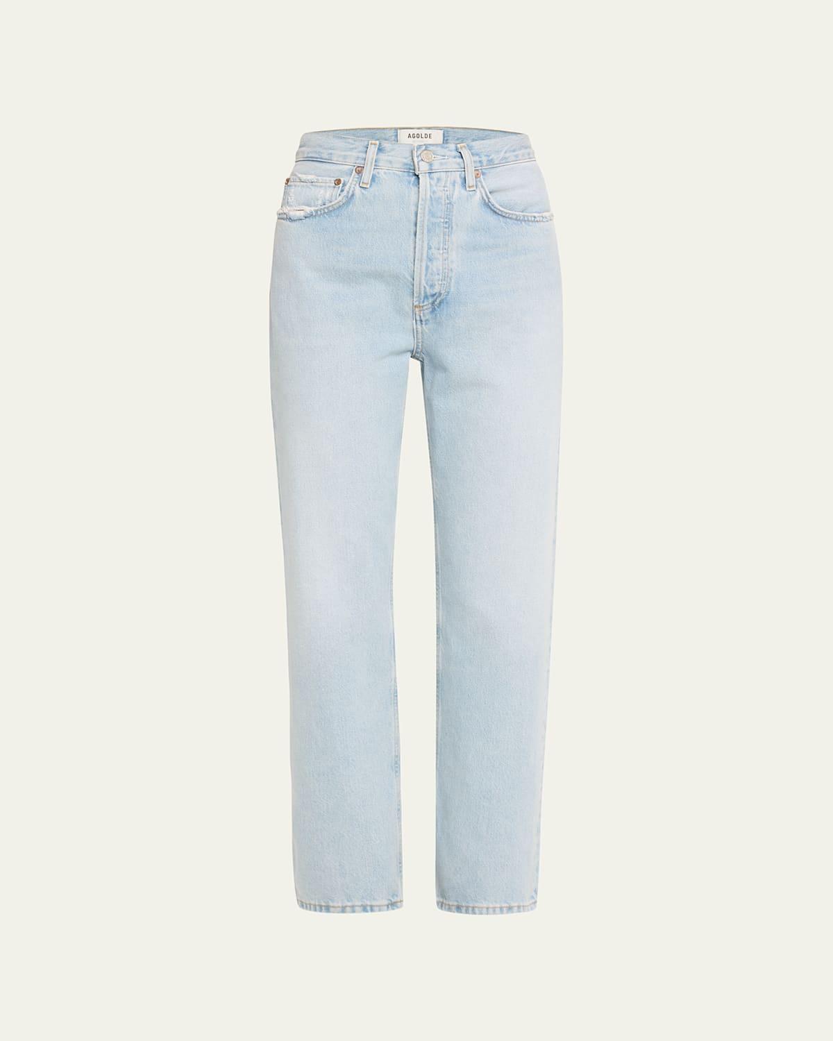 Womens 90sStraight-Leg Pinch-Waist Jeans Product Image