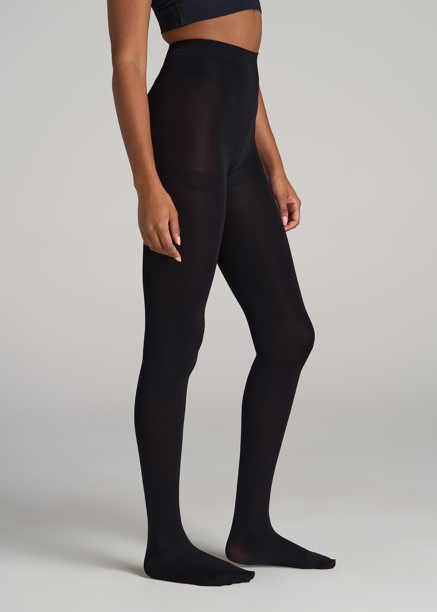 Tights for Tall Women in Black Product Image