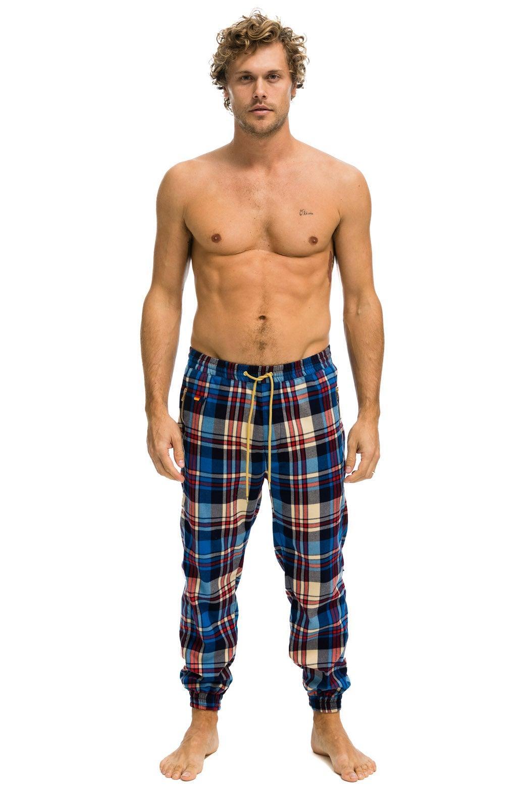 MEN'S PLAID LODGE PANT - PATRIOT PLAID Male Product Image