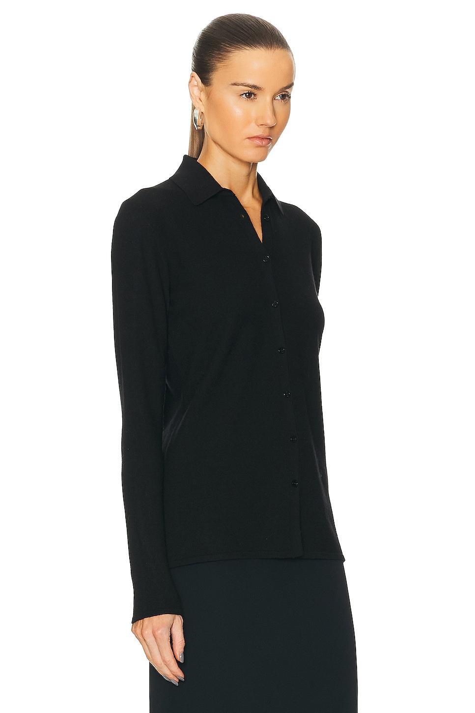 Gabriela Hearst Deidre Top Black. (also in S). Product Image