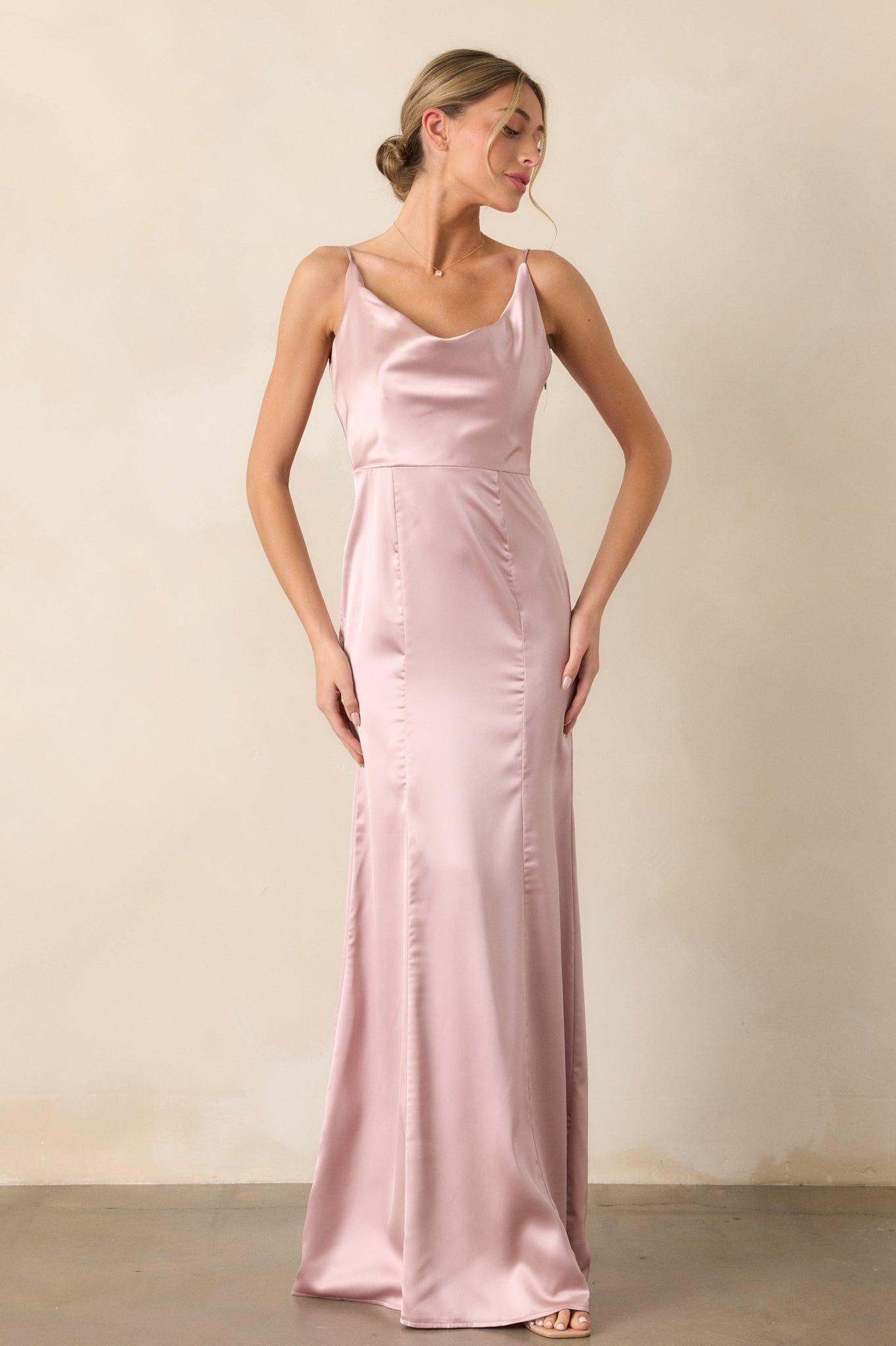 Inner Radiance Blush Maxi Dress Product Image