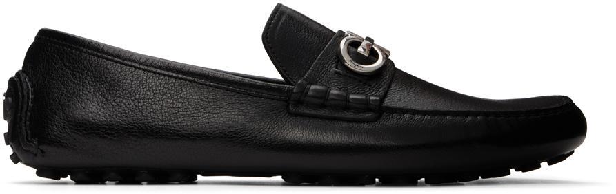 Black Gancini Ornament Loafers Product Image