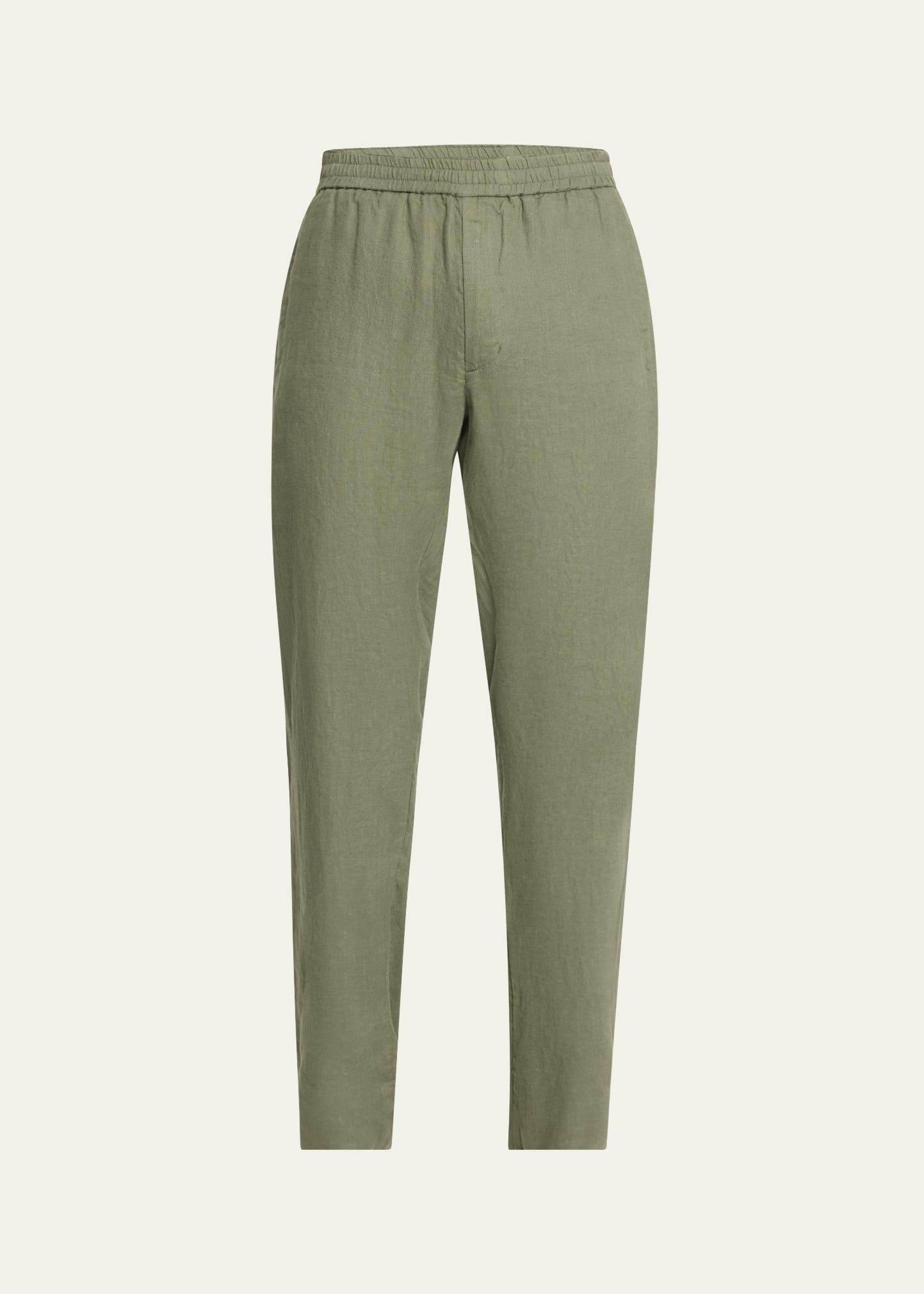 Mens Easy Linen Trousers Product Image