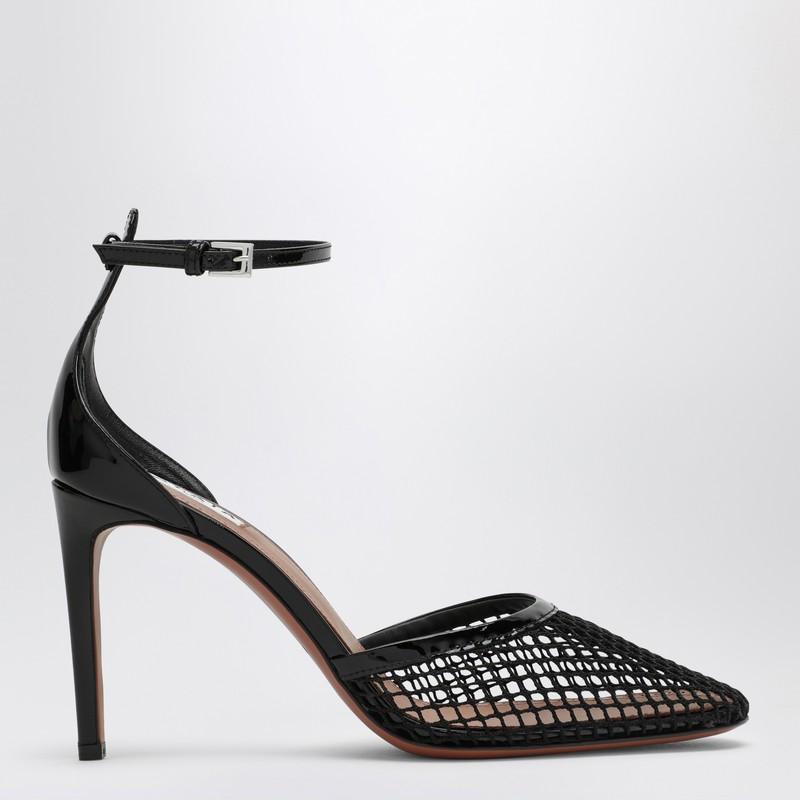 ALAÏA Mesh Pumps In Black Product Image