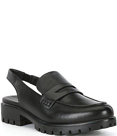 ECCO Womens Modtray Slingback Penny Loafers Product Image