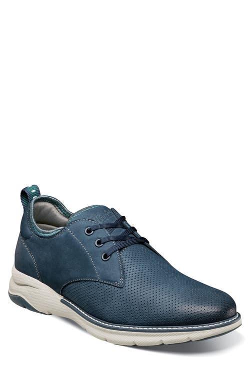 Florsheim Frenzi Perf Toe Oxford (Navy Nubuck) Men's Shoes Product Image