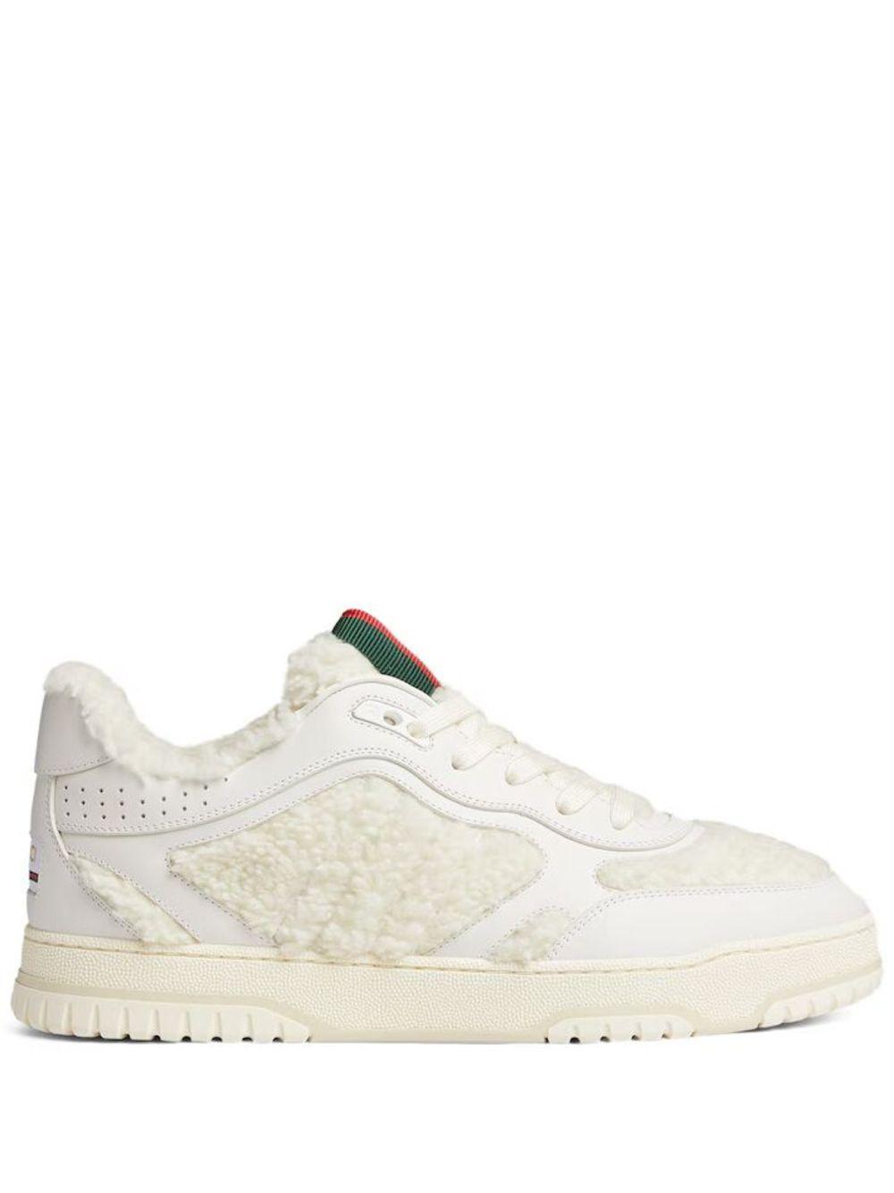 GUCCI Web-detail Sneakers In White Product Image