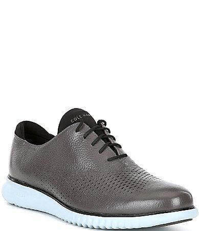 Cole Haan Mens 2.ZERGRAND Leather Laser Cut Wingtip Oxfords Product Image