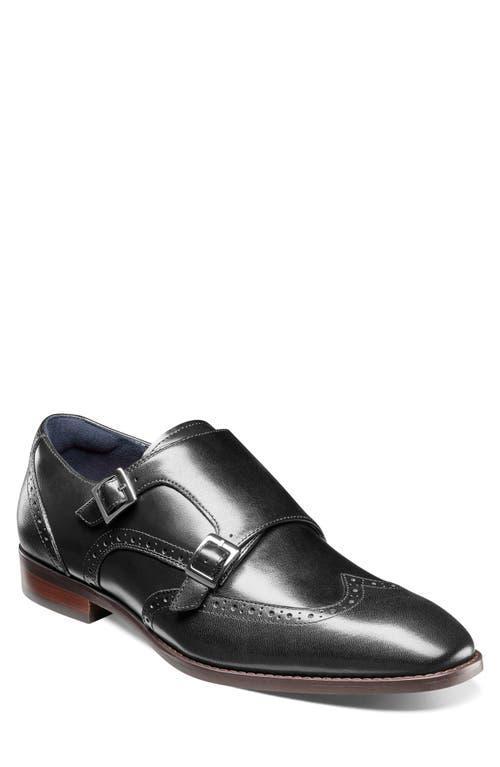 Stacy Adams Karson Wingtip Double Monk Strap Shoe Product Image