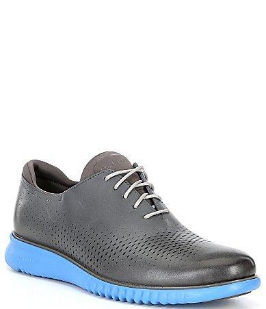 Cole Haan Mens 2.ZERGRAND Leather Laser Cut Wingtip Oxfords Product Image