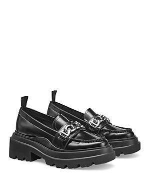 G.H. Bass Platform Lug Leather Chain Loafers Product Image