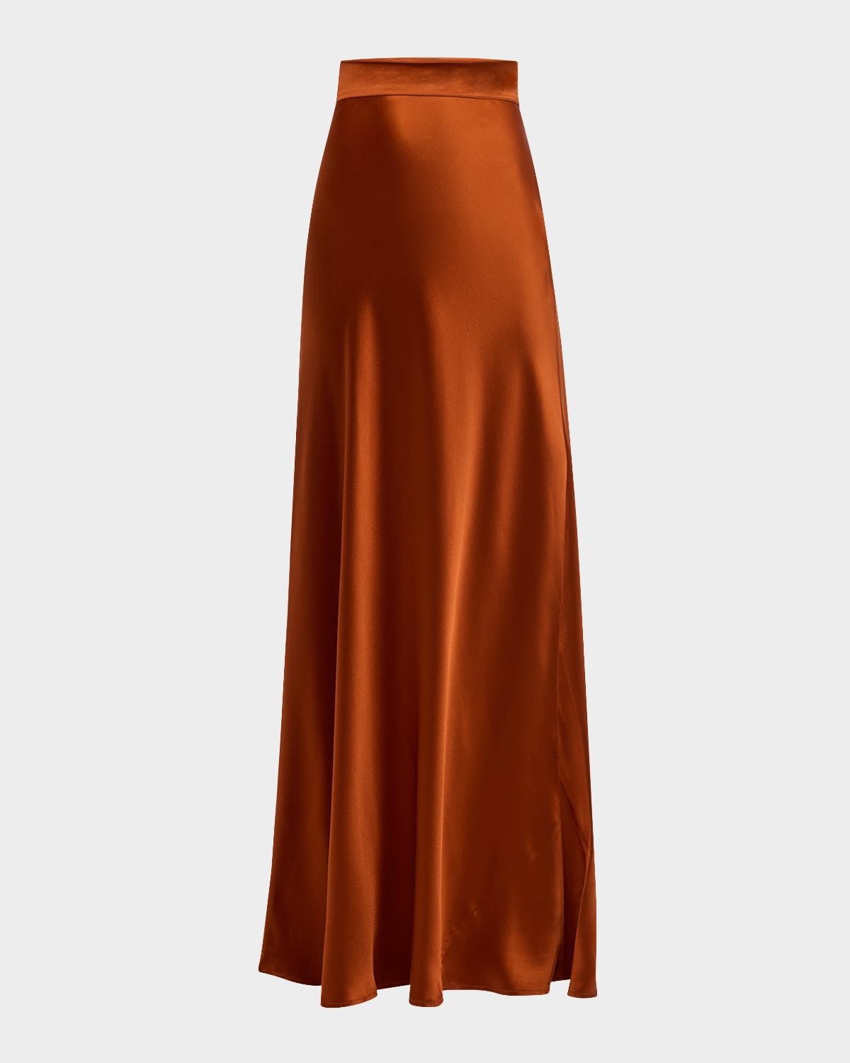 Ryker Silk Maxi Skirt  Product Image