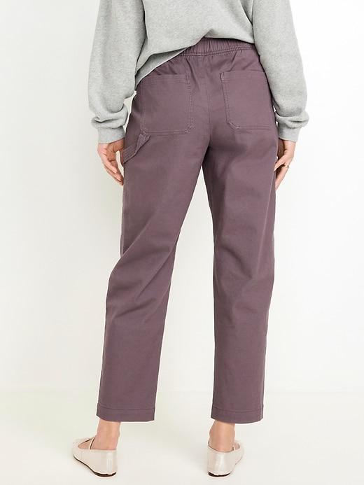 High-Waisted Pulla Utility Pants Product Image