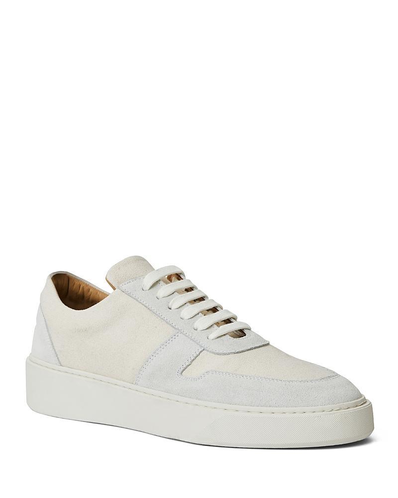 Mens Darian Suede & Canvas Low-Top Sneakers Product Image