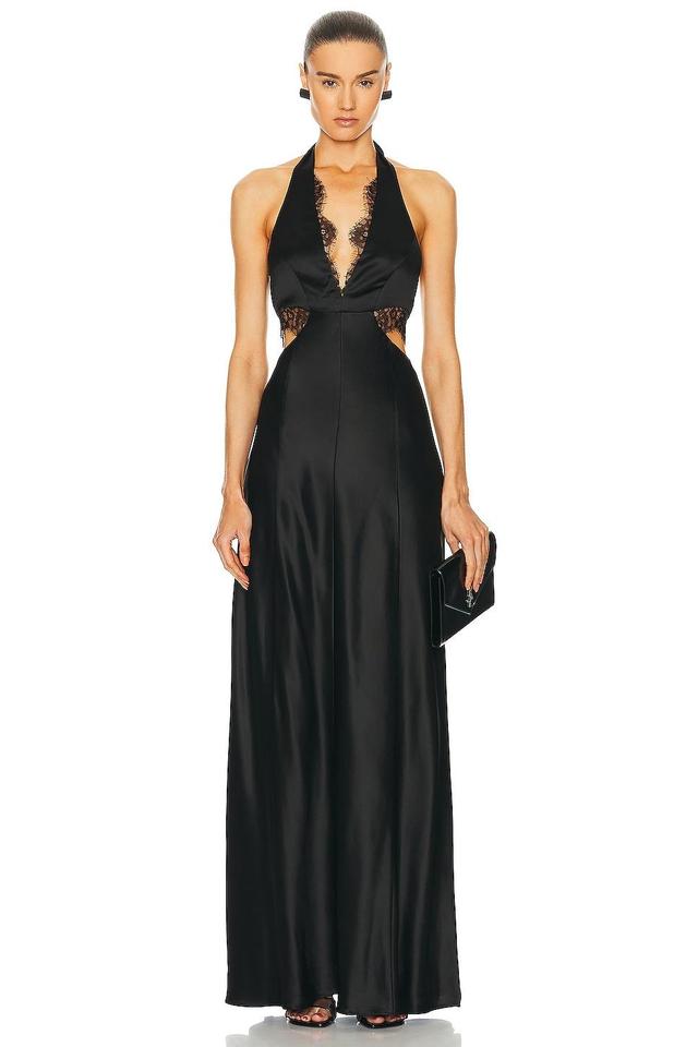 NICHOLAS Kylie Lace Cutout Gown Product Image