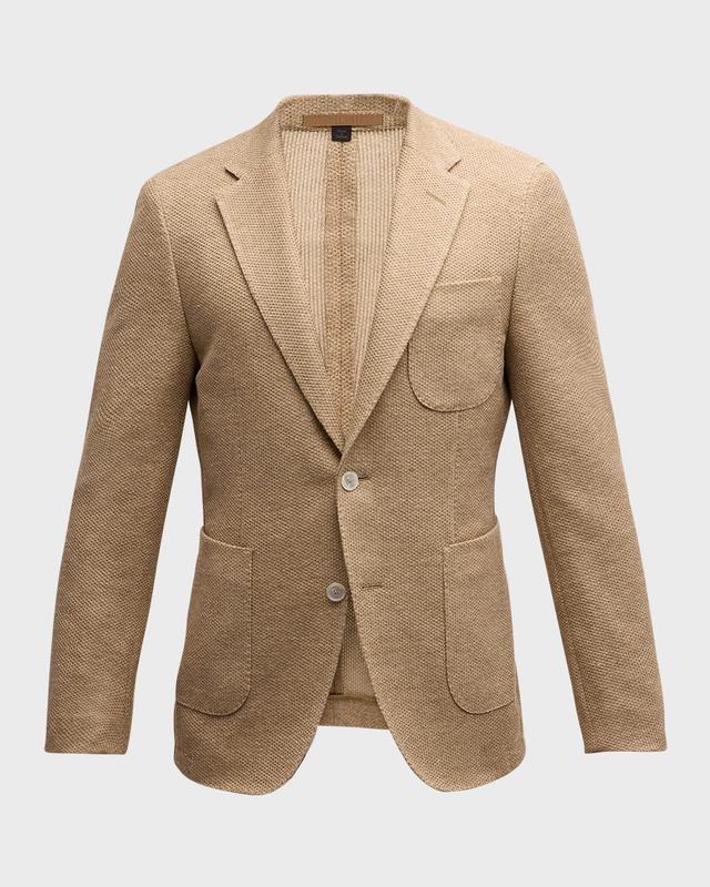 Mens Linen Two-Button Sport Coat Product Image