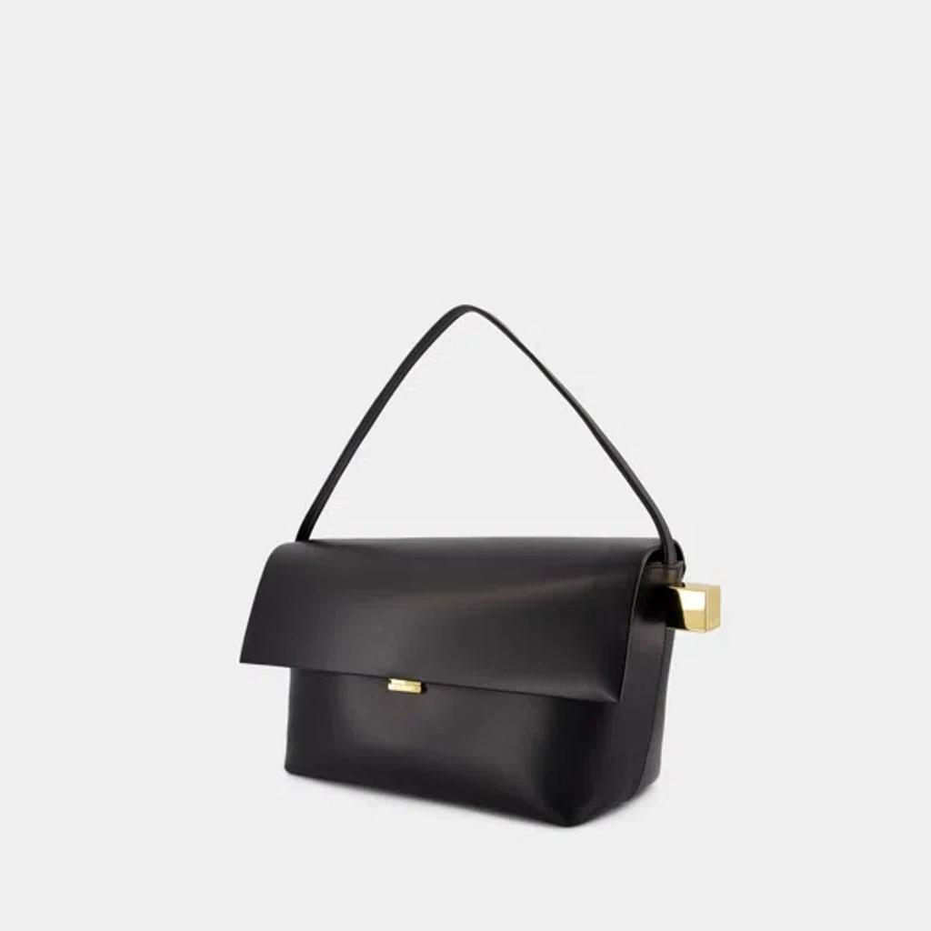 JACQUEMUS Le Grand Rond Carre Bag In Black Product Image