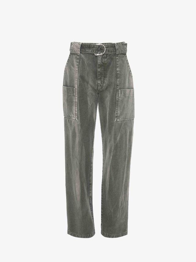 WIDE LEG CARGO TROUSERS in grey | JW Anderson US  Product Image