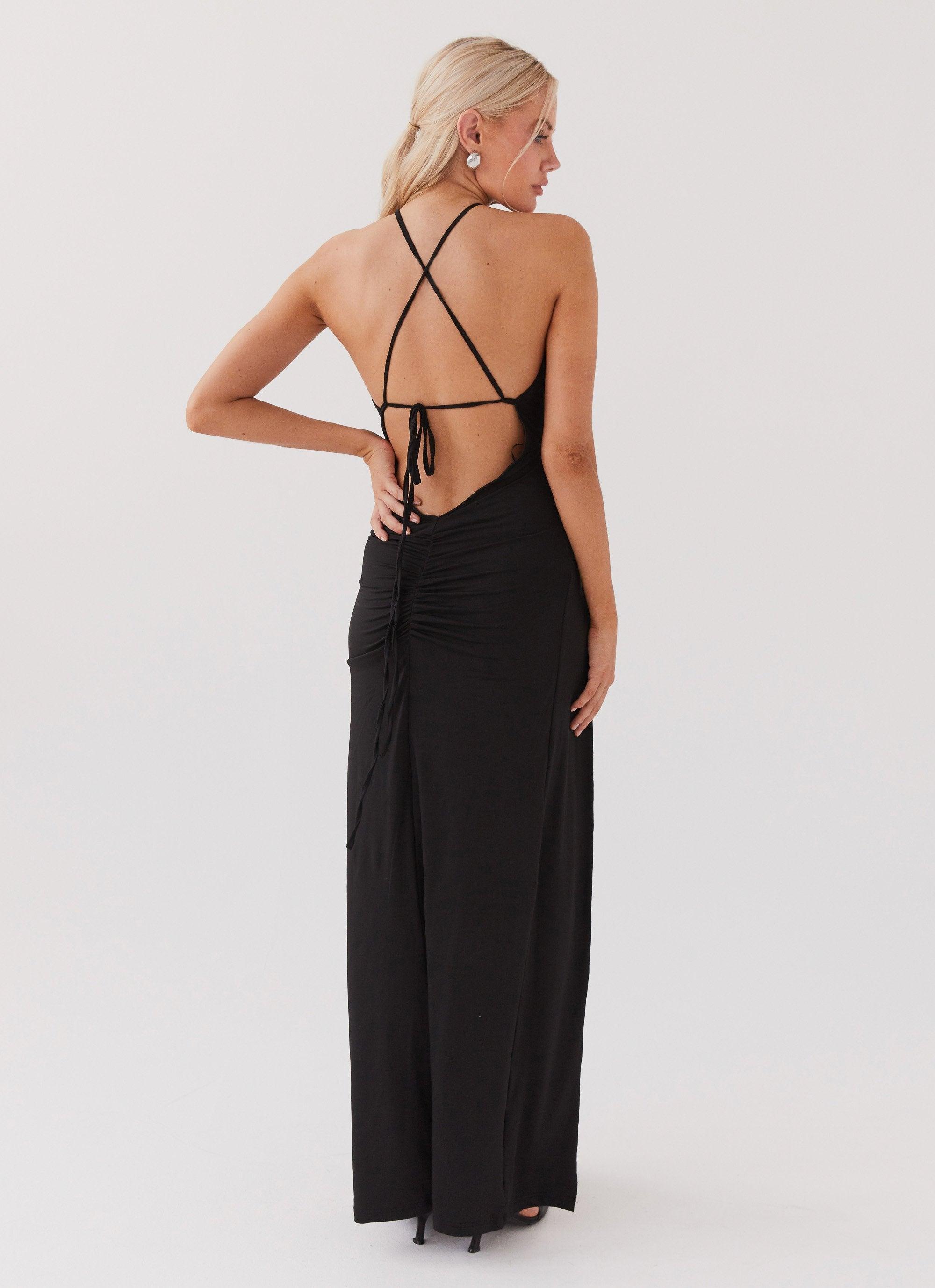 My Mayhem Cut Out Maxi Dress - Black Product Image