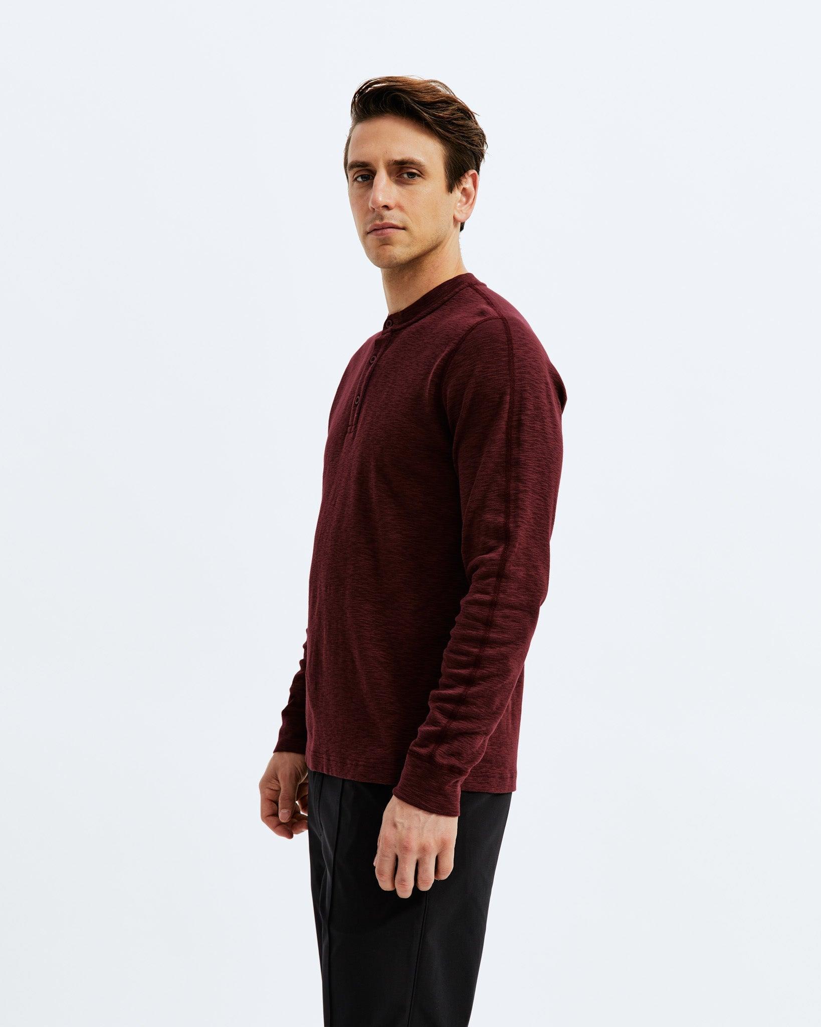 1x1 Slub Henley Male Product Image