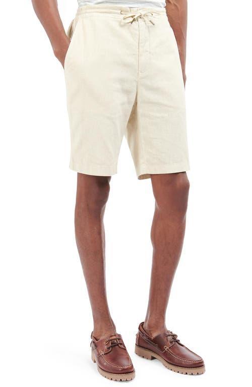 Barbour Linen & Cotton Blend Shorts Product Image