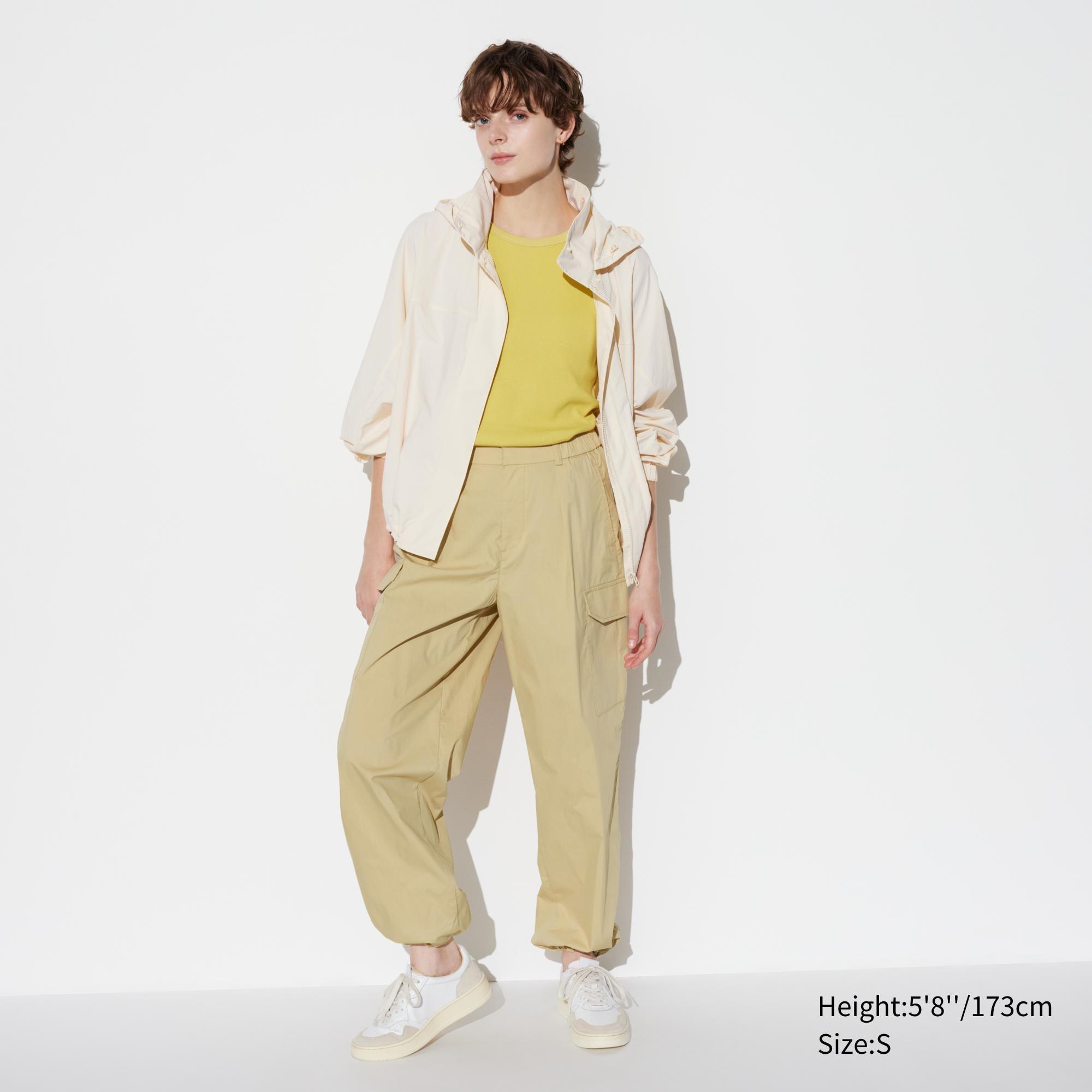 Womens Easy Cargo Pants (Tall) Beige XS UNIQLO US product image