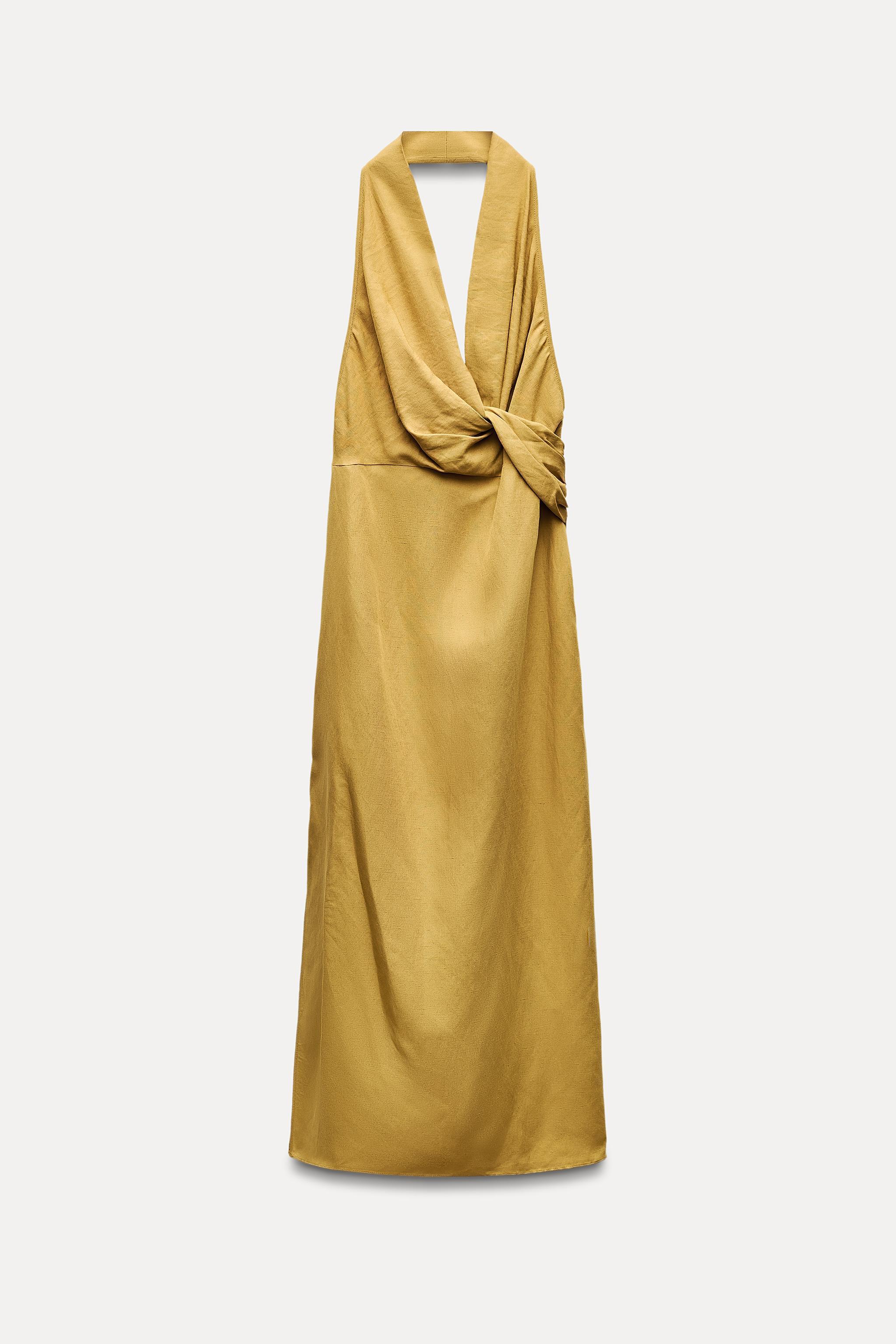 DRAPED HALTER DRESS ZW COLLECTION Product Image