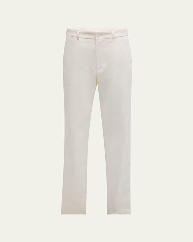 Mens Gabardine Diagonal Weave Trousers Product Image