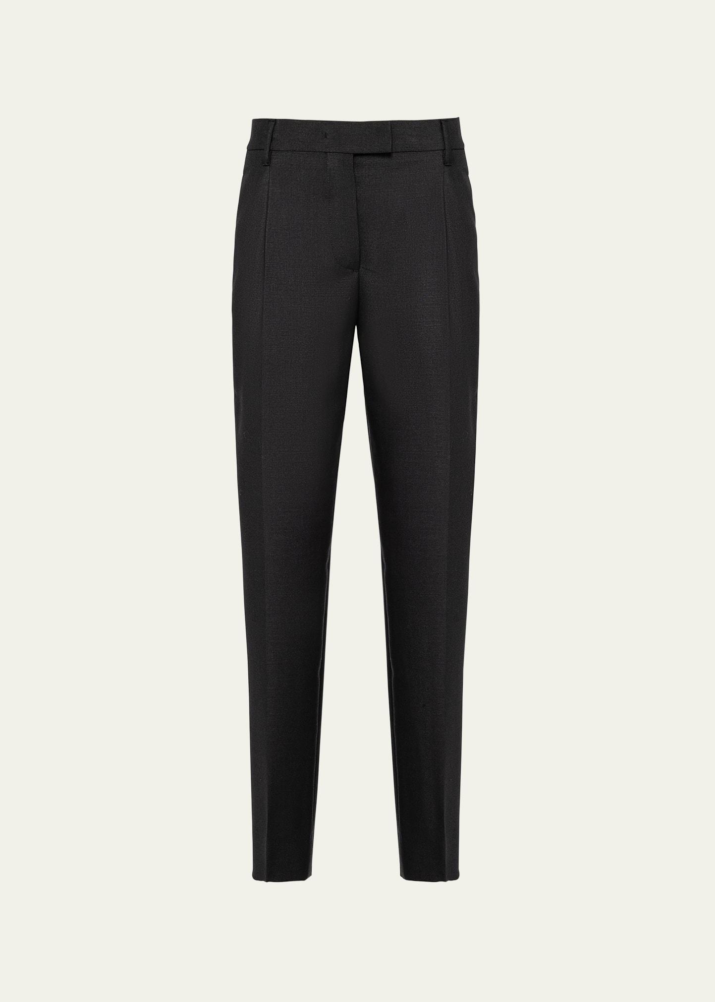 Kid Mohair Slim-Leg Trousers Product Image