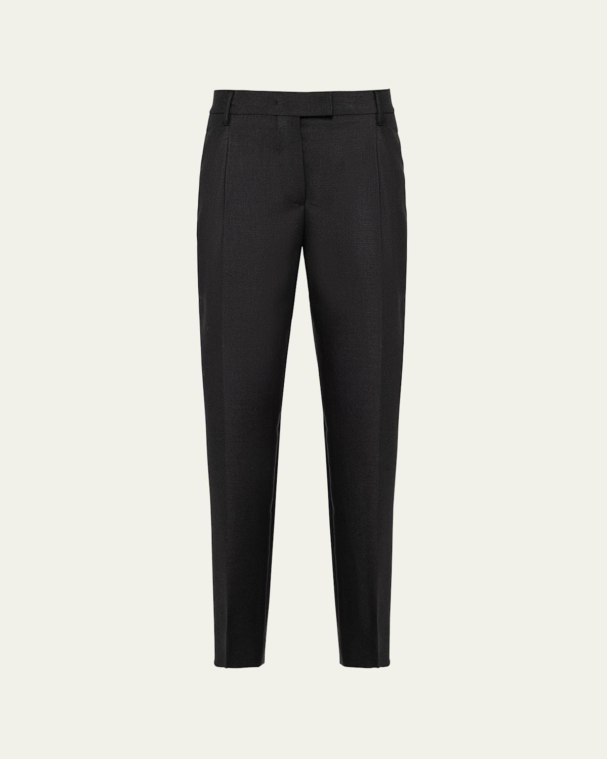 Kid Mohair Slim-Leg Trousers Product Image