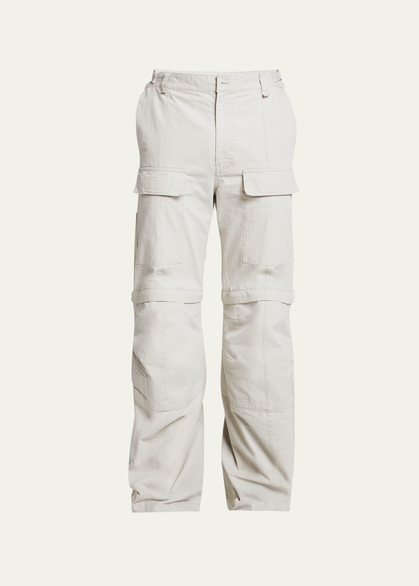 Mens Flared Cargo Pants Product Image