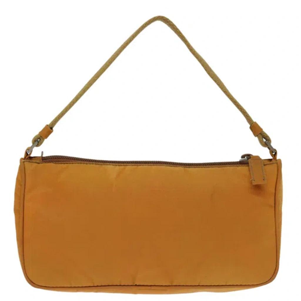 Tessuto Canvas Clutch Bag () In Orange Product Image